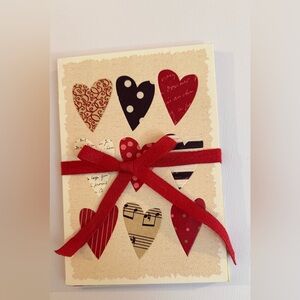 Set of 6 Valentine cards.